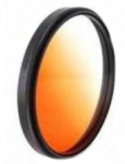 Градиентный оранжевый фильтр 67 мм