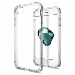 Противоударный поликарбонатный чехол-накладка для Phone 7 Spigen Crystal Shell