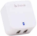 Универсальное сетевое зарядное устройство iHave Tank 2 USB 3400 mAh