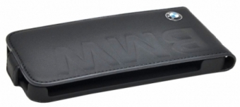Кожаный чехол для iPhone SE/5S/5 BMW Logo Signature Flip