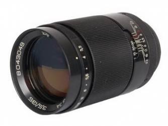 Объектив Юпитер-37А 135мм F3.5 (без футляра) для Canon EOS с чипом