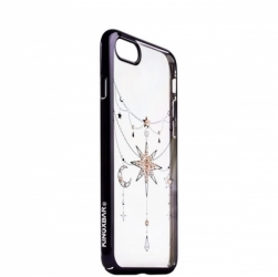 Пластиковый чехол-накладка для iPhone 7 KINGXBAR 79R со стразами Swarovski Звезда